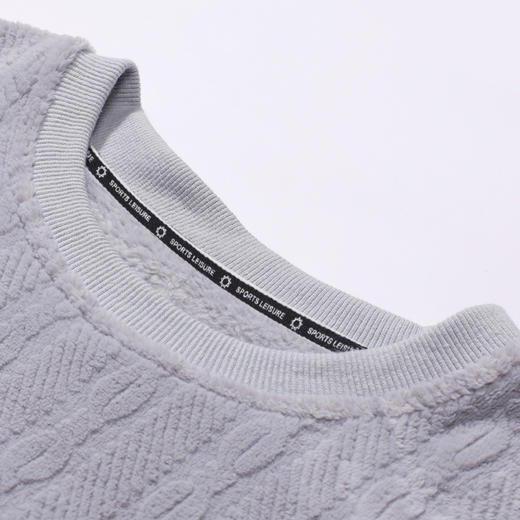 都市丽人都市锋尚睡衣舒适外出长袖法兰绒烂花厚男士法兰绒套装FHT2D8 商品图6