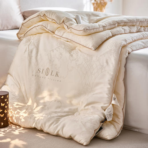 【热卖推荐】自然醒轻奢提花大豆蚕丝滋养被春秋冬被四季通用被子加厚保暖被褥TD 商品图9