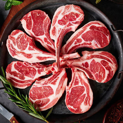 宁楠鲜宁夏滩羊-法式小排500g（KBJ）（仅限福建省内配送，满400元包邮） 商品图1