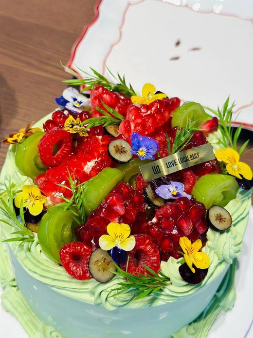 “榴”住“开心”奶油蛋糕 商品图1