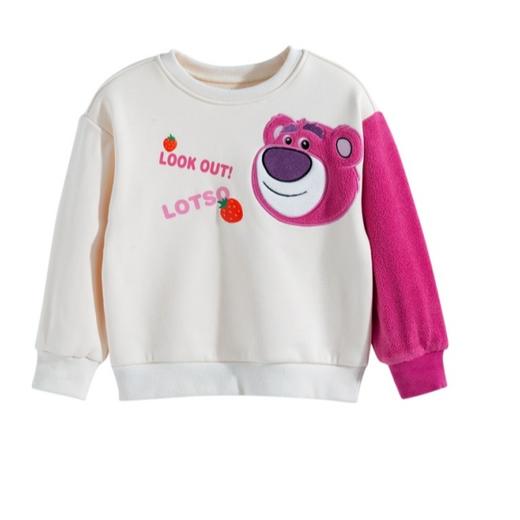 【商场同款】迪士尼秋季女童保暖加绒连帽套头卫衣234DS1193 商品图6