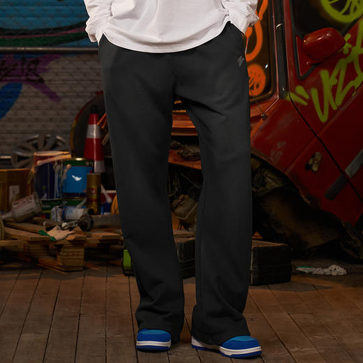 有志者UZIS 针织纯棉运动长裤男秋季休闲篮球跑步美式直筒裤[沙丘 商品图2