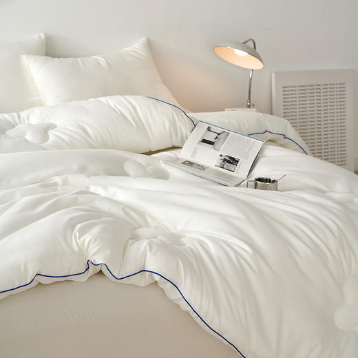 自然醒云绒棉潮流舒睡被超柔软糯云感春春秋被子被芯加厚保暖单人学生四季通用TD 商品图6