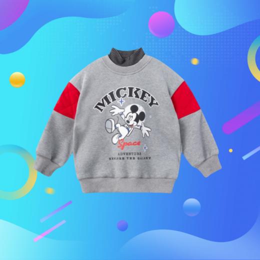 【商场同款】迪士尼秋季男童保暖套头卫衣234DS1166 商品图0