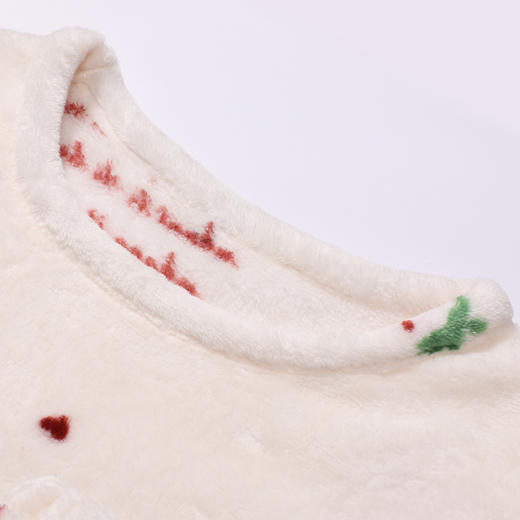 都市丽人睡衣超值精选长袖家居服双面法兰绒厚女士法兰绒套装LHT2J9 商品图4