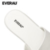EVERAU时髦外穿 轻奢牛皮露趾 休闲厚底女拖鞋EA7037 商品缩略图3