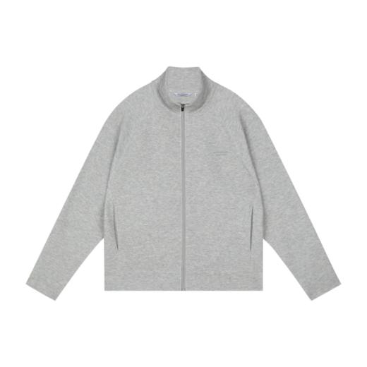 WassupHouse 空气棉立领插肩袖拉链卫衣 商品图8