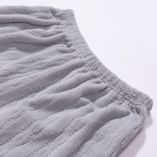 都市丽人都市锋尚睡衣舒适外出长袖法兰绒烂花厚男士法兰绒套装FHT2D8 商品图9