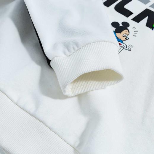【商场同款】迪士尼童装男童潮酷套头卫衣2024春秋新款撞色拼接男宝宝上衣223DS0770 商品图11