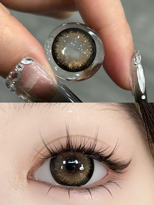 大直径推荐丨起司棕·Kumicon丨14.5mm（年抛/一副包含2片） 商品图0