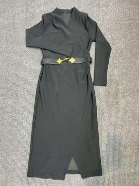 栗壳、漆黑连衣裙HJ1S27