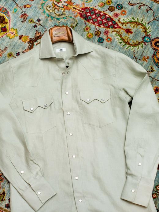 100Hands Western Shirt 薄荷绿 商品图6