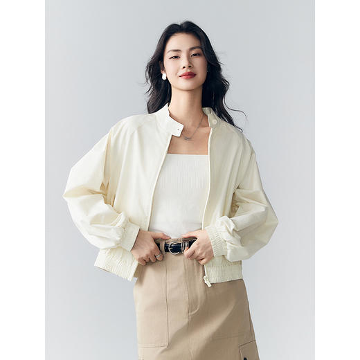 棉仓352607004-50s匹马棉立领夹克 商品图2