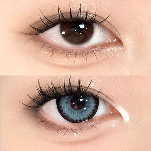 KiraFairy 黑羚羊灰 半年抛 两片 14.5mm 参考着色 13.9mm 基弧 8.6 含水 38% 韩国进口 商品图2