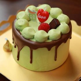 二人食开心果生巧半磅蛋糕