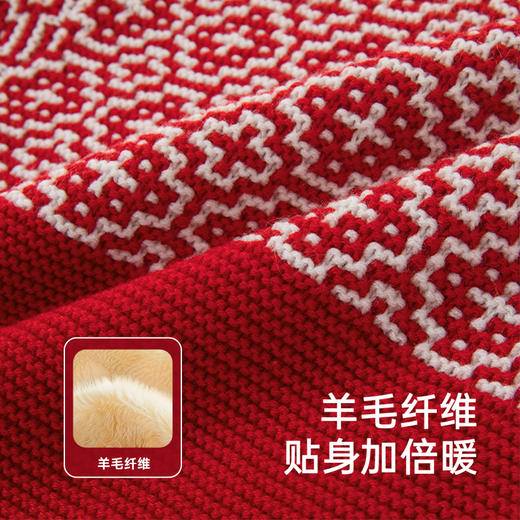 【商场同款】英氏儿童毛衣长袖秋男童羊毛衫保暖喜庆拜年服针织衫 商品图1