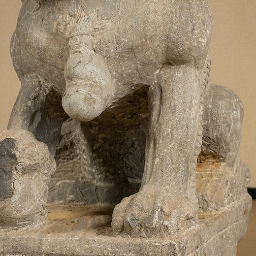 清 石雕狮子（一对） 商品图3