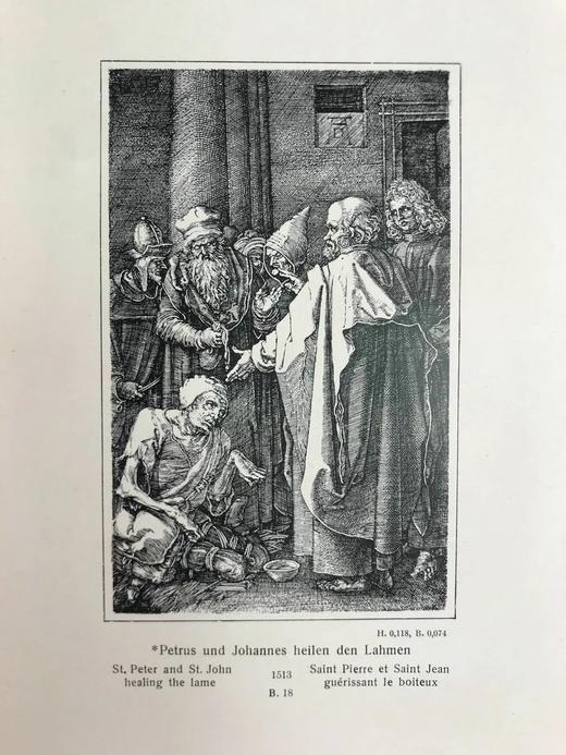 【德语】含藏书票！约19世纪后期 丢勒铜版与木版画集 473幅插图 漆布精装16开 商品图8