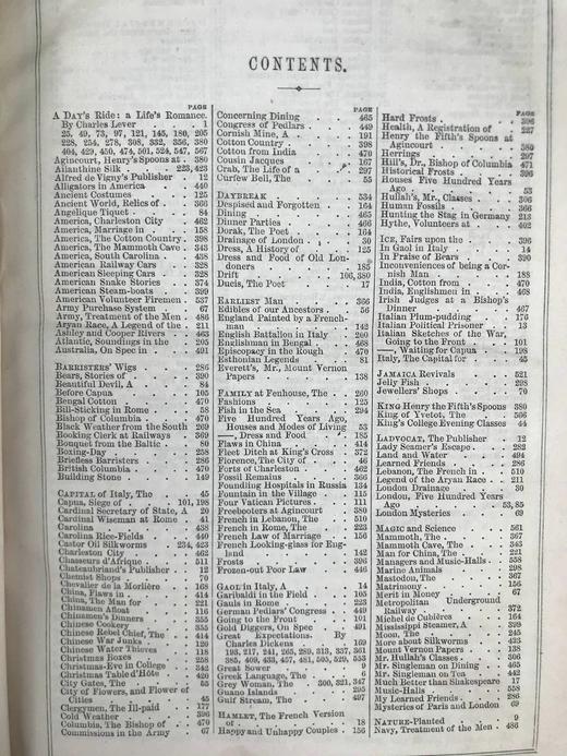 1861年 狄更斯《一年四季周刊》（卷4） 真皮精装18开 商品图3