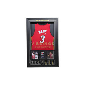 收藏系列 韦德 热火队3号红色05/06款 亲笔签名球衣