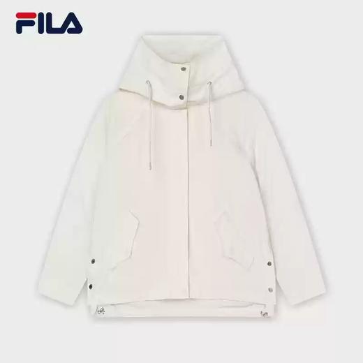 3件4折【自营】FILA/斐乐  Emerald斐乐女士梭织外套2024春季新款休闲时尚宽松连帽风衣 F11W414705FIV 商品图0