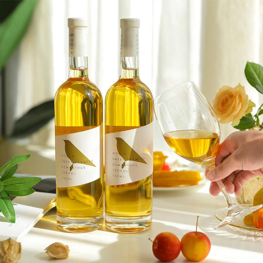 【慕拉】750毫升桂花酒雷司令酒冰酒葡萄酒贵腐甜白红酒甜酒甜味果酒 商品图0