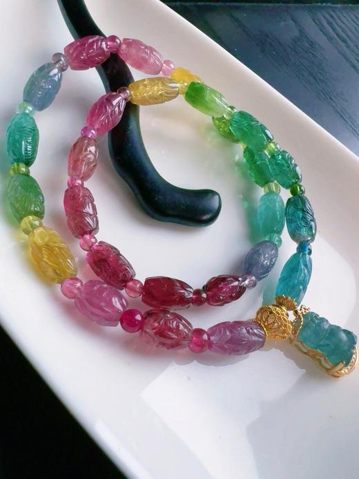 25.73g 雕刻碧玺手链 商品图1