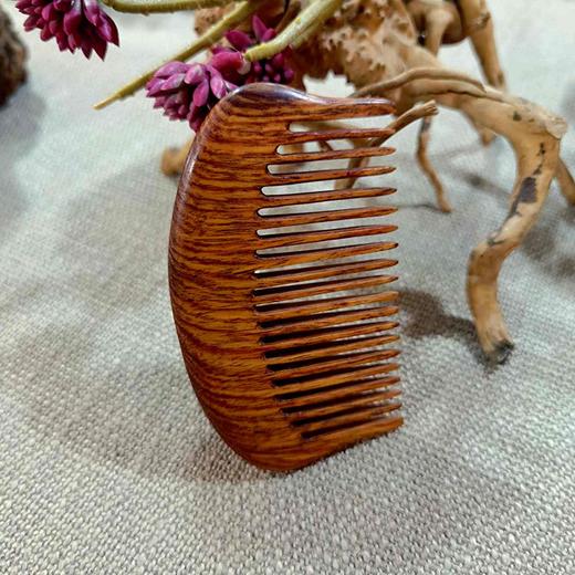 明代黄花梨老料制精品手工木梳 商品图4
