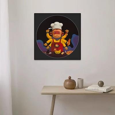 陈建周版画《厨神》 商品图2