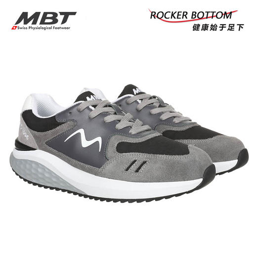 MBT足健康男厚底休闲通勤鞋 足弓支撑 缓震 耐磨 牛皮 SOHO1996 商品图6