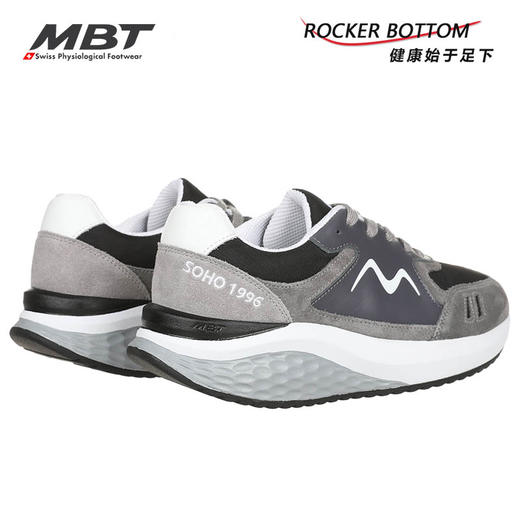 MBT足健康男厚底休闲通勤鞋 足弓支撑 缓震 耐磨 牛皮 SOHO1996 商品图2