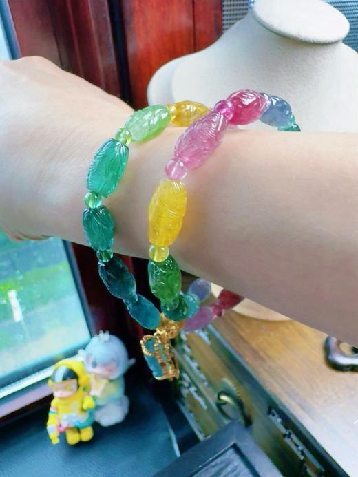 25.73g 雕刻碧玺手链 商品图8