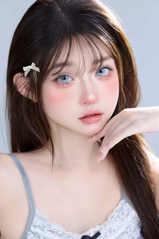 woolilens 日抛美瞳 忧郁蓝莓 直径14.4mm着色14.0mm  (十片装) 商品图8