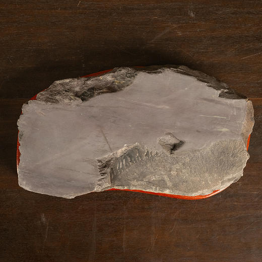 二十世纪 水坑大西洞端溪砚（红木盖底） 商品图3