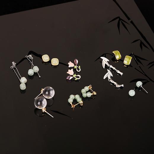 笙观相沐 新中式青碧耳环 风华雅致系列 商品图10