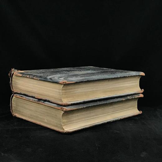 37*29cm！约19世纪中期 殿版莎士比亚作品集（全2卷） 44幅精美钢版画 真皮精装 商品图1