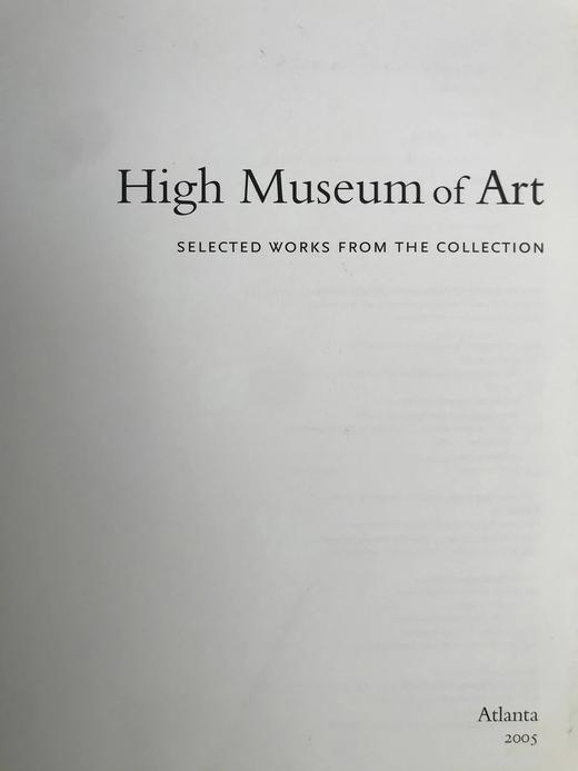 亚特兰大高等艺术博物馆藏品精选 百余幅插图 精装16开 商品图3
