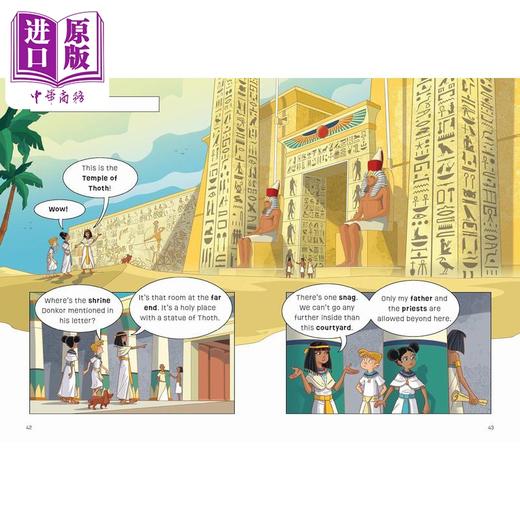 【中商原版】解谜冒险书 木乃伊之谜 Puzzle Adventures The Mummy Mystery 英文原版 儿童推理探险故事 奇幻冒险 进口童书 商品图3