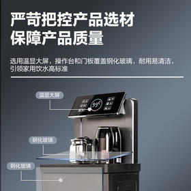 荣事达茶吧机 家用饮水机 遥控智能 背板下置水桶 全自动控温 立式冷热 CY916银灰色