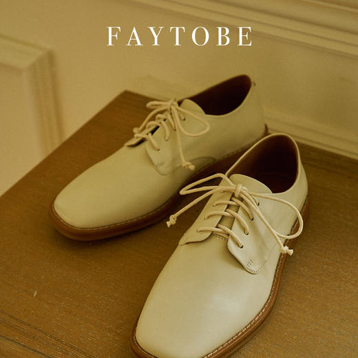 FAYTOBE 复古系带德比鞋 商品图4