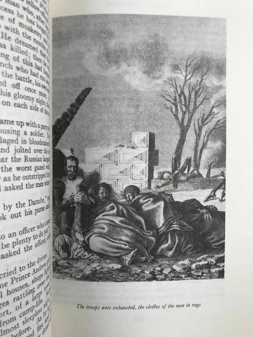 托尔斯泰《战争与和平》（全3卷） 配插图 苍鹭出版社（HeronBooks）复古仿皮精装本 商品图3