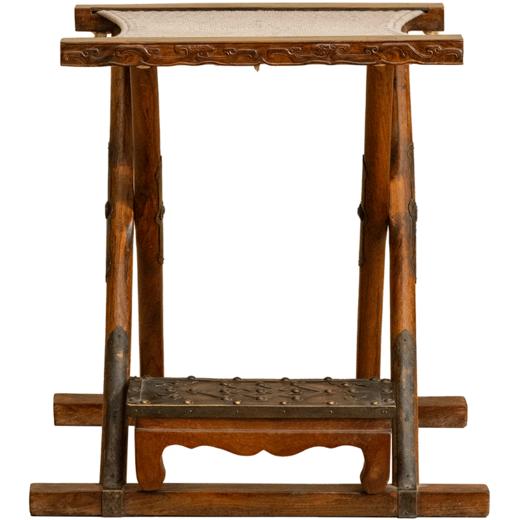 二十世纪 黄花梨带踏床交杌 商品图5