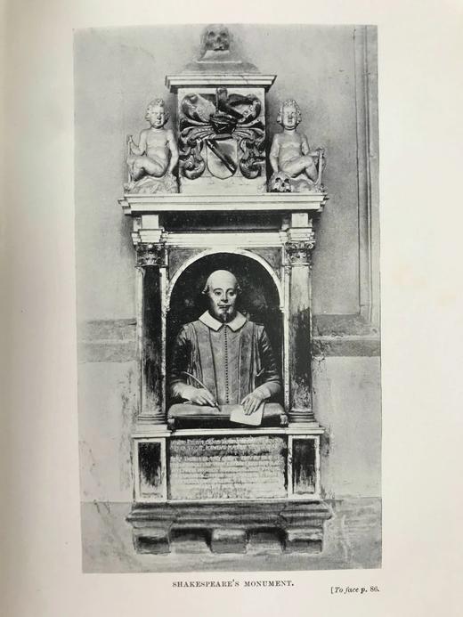 1912年 莎士比亚故乡的夏日 数十幅插图 漆布精装大32开 商品图13