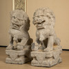 清 石雕狮子（一对） 商品缩略图4