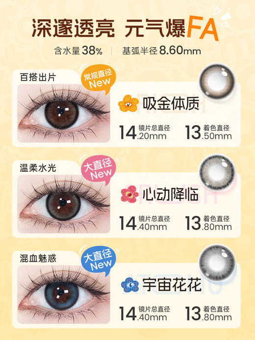 【彩瞳】海昌异想Artist月抛2片 商品图1