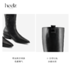heelz设计师手工鞋履 ｜酷飒H条带小牛皮骑士靴3.5公分 商品缩略图3