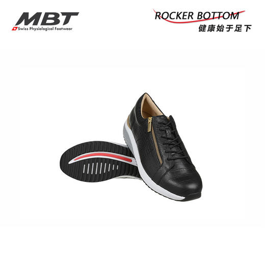 MBT足健康鞋男厚底时尚休闲通勤鞋 足弓支撑 缓震 牛皮 FERRO 商品图3