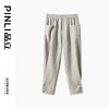 PINLI品立裁魂夏季新款纯色裤子华夫格束脚裤男士休闲九分裤潮牌BC242117155 商品缩略图3