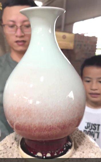 柴窑郎红瓶 商品图0