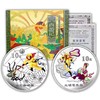 西游记彩色银币，一二三组！每组2枚（1盎司*2）原盒原证！ 商品缩略图11